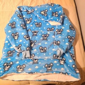 Oodie Blanket Hoodie - Blue Koala